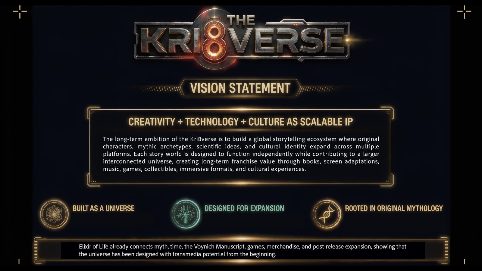 The Kri8verse vision statement